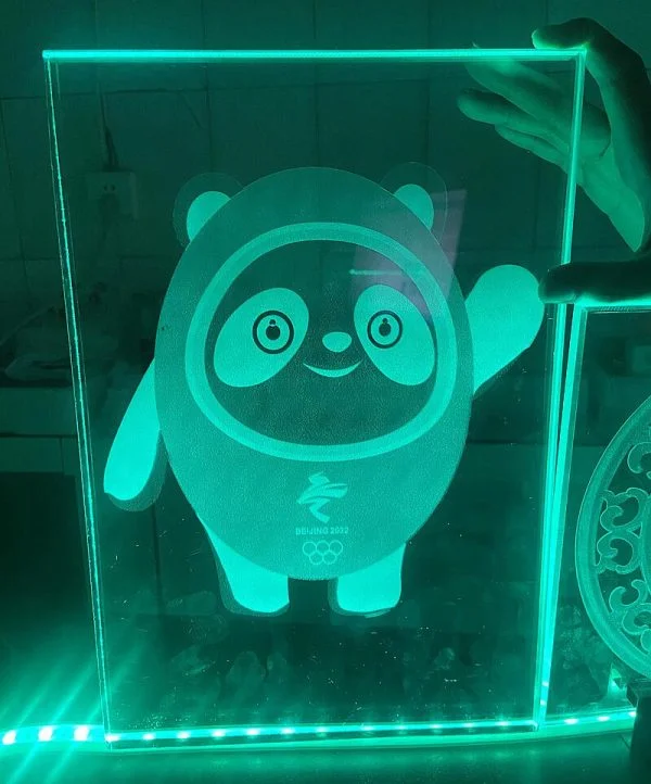 Bathroom Mirror Laser Engraving Machine Is Used For Sanding Mirror And Engraving Mirror - Billede 2