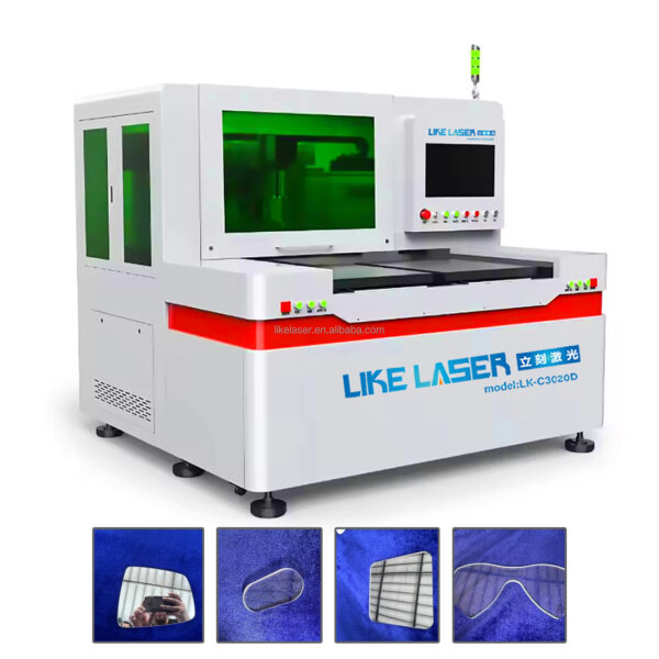 600 * 700 mm CCD Fully Automatic Dual Working Platform Infrared Picosecond Glass Laser Cutting Machine - تصویر 3